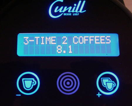 Automatyczny młynek do kawy z wyświetlaczem - Cunill Tron
